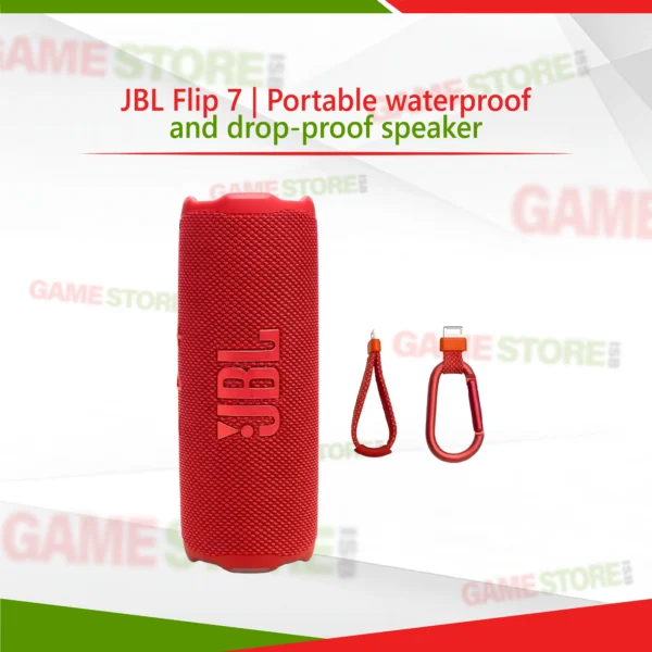 JBL Flip 7 portable waterproof and drop-proof Bluetooth speaker front view