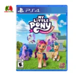 Cover art for the PlayStation 4 game My Little Pony: Maretime Bay Adventures featuring Sunny and her friends from Equestria.