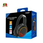 Dobe TP5-35110 Wireless Gaming Headphones designed for PS5, offering both Bluetooth and 2.4GHz connectivity with an over-ear style and integrated battery.