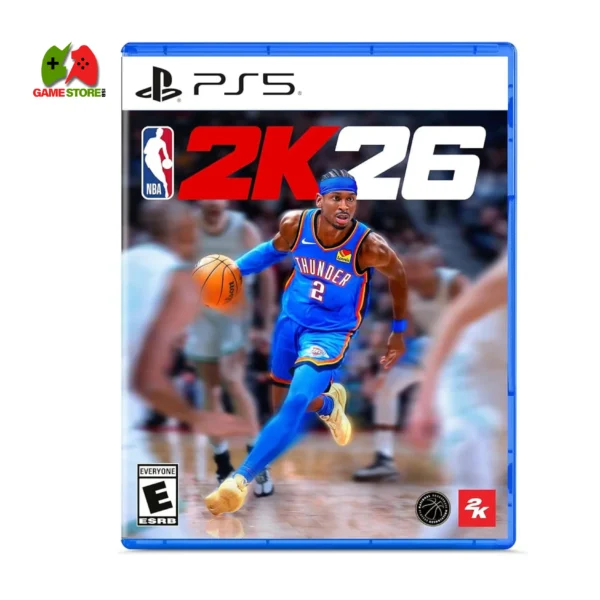 NBA 2K26 PlayStation 5 Edition game cover with next-gen graphics and basketball stars