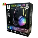 ONIKUMA X29 wired gaming headset features RGB lighting, noise-canceling microphone, and comfortable ear cushions.