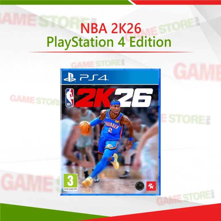 NBA 2K26 PlayStation 4 Edition official front cover game image