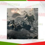 Close-up of a soldier from Battlefield 6 PS5 with realistic gear and weapon