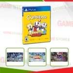 Cuphead PS4 hand drawn cartoon style graphics