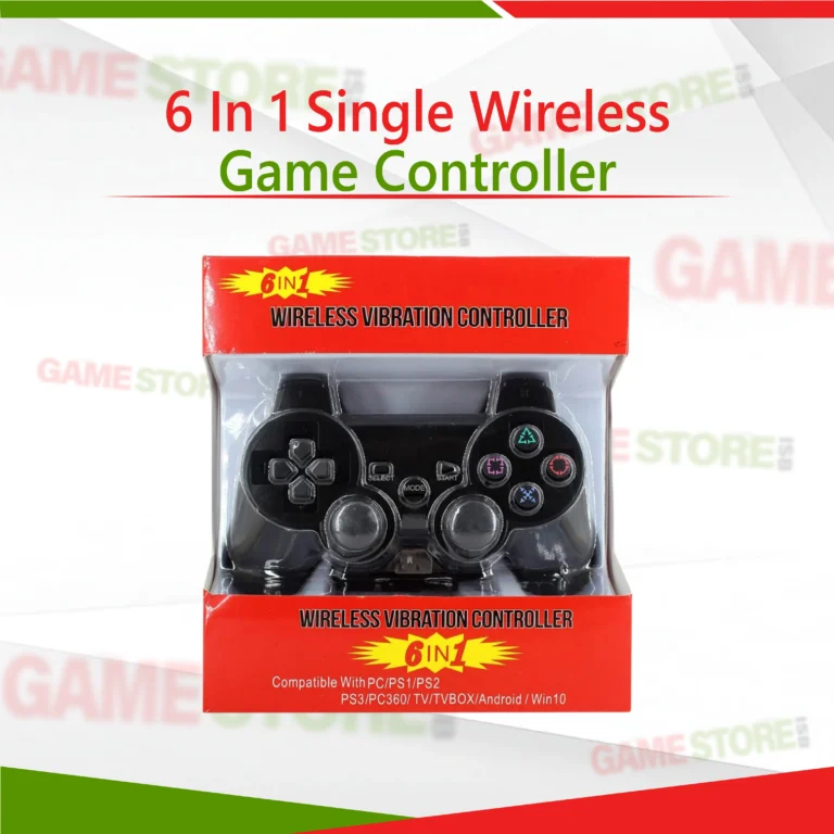 6-in-1 Single Wireless Game Controller front view