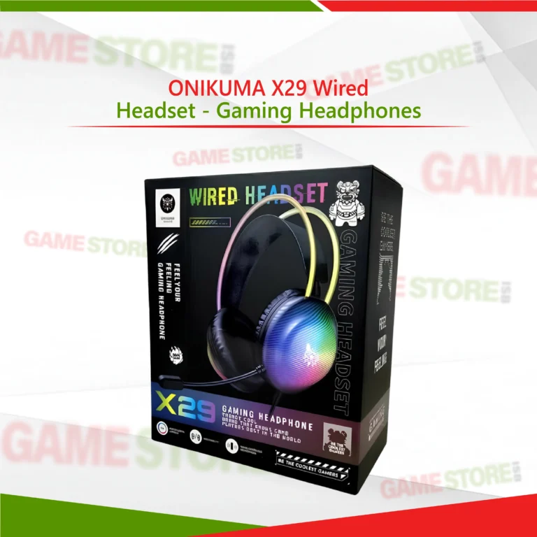 ONIKUMA X29 Wired Headset with Noise-Canceling Microphone for PC and PS5