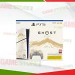 Side profile of PS5 Ghost of Yōtei Gold Limited Edition highlighting slim design