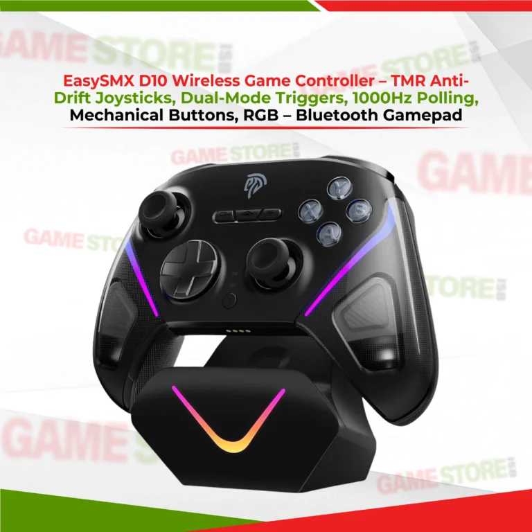 EasySMX D10 wireless game controller with TMR anti-drift joysticks