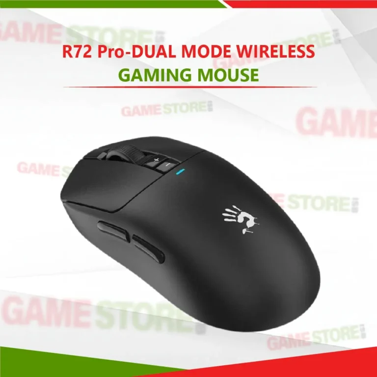 Dual Mode Wireless Gaming Mouse with RGB Lighting