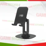 Side angle view of A565 mobile holder showcasing height and tilt adjustment