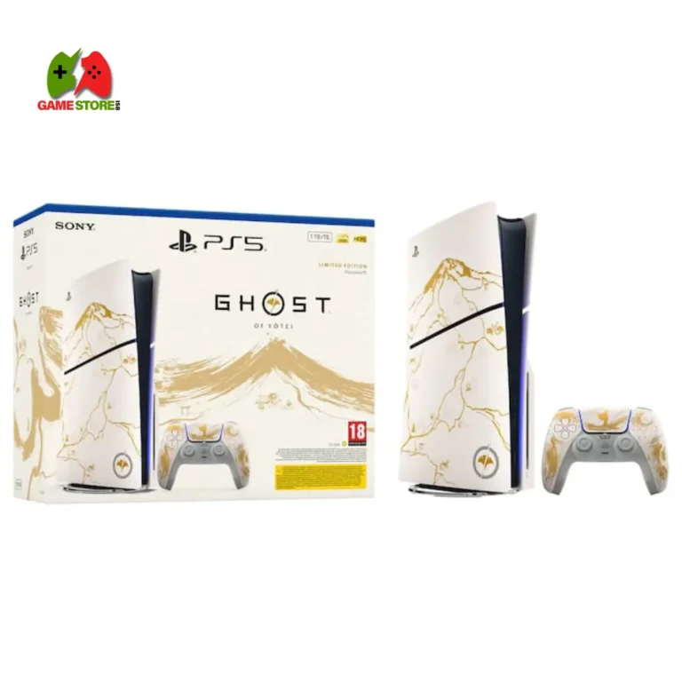 PS5 Ghost of Yōtei Gold Limited Edition with DualSense controller and game