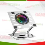 A525 RGB Laptop Cooling Stand side angle with 360-degree rotation