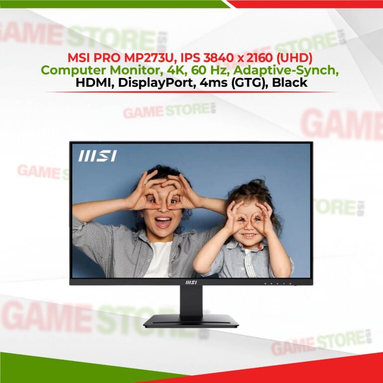 MSI PRO MP273U 27-inch 4K UHD IPS monitor front view