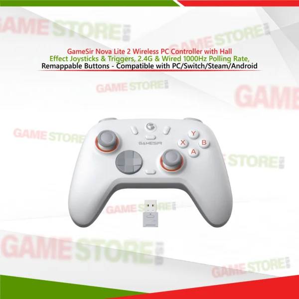 GameSir Nova Lite 2 wireless PC controller with Hall Effect joysticks