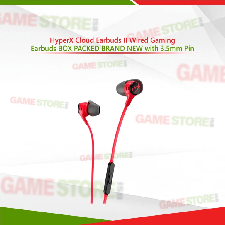 HyperX Cloud Earbuds II wired gaming earbuds with 3.5mm jack