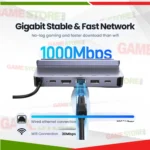 USB-C Dock for Steam Deck with USB and LAN ports