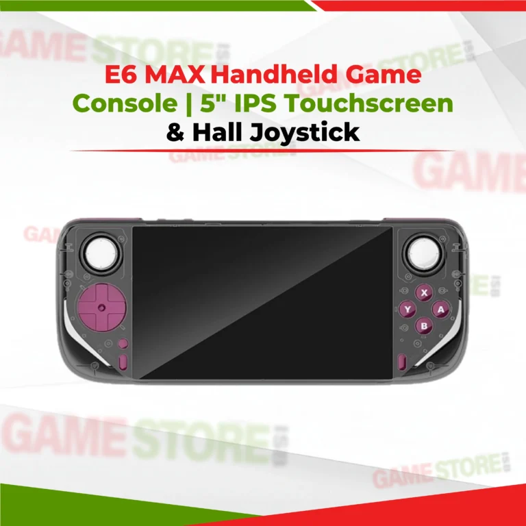E6 MAX Handheld Game Console with 5 inch IPS touchscreen